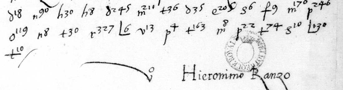 BnF fr. 3019, f. 74r, lines 14 to 16 and the signature