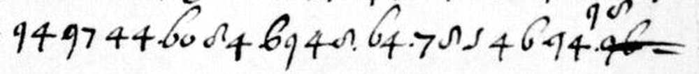 Passage 1, line 2, right half
